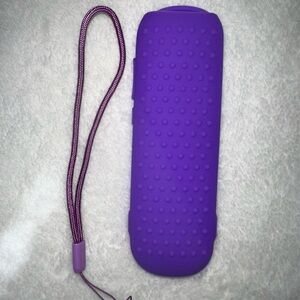 Purple Protective Silicone Case with Strap